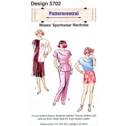 Misses Sportswear Wardrobe sewing pattern