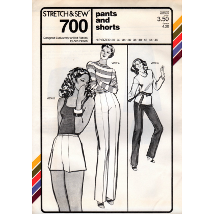 PANTS & SHORTS, hip sizes 30-46, Great CONSIGNED & AS-IS product, is uncut, stored in smoking environment, vintage pattern. 700