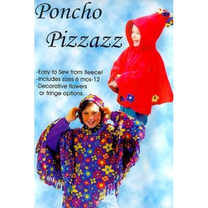 PONCHO PIZZAZZ sewing pattern by SewBaby