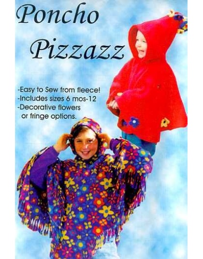 PONCHO PIZZAZZ sewing pattern by SewBaby