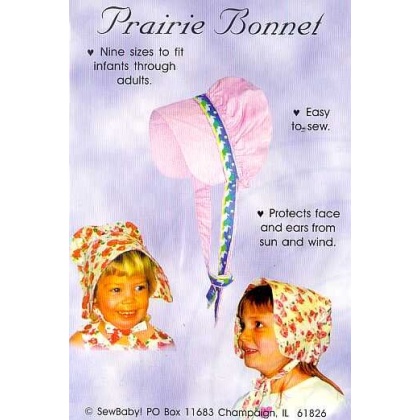 PRAIRIE BONNET sewing pattern by SewBaby