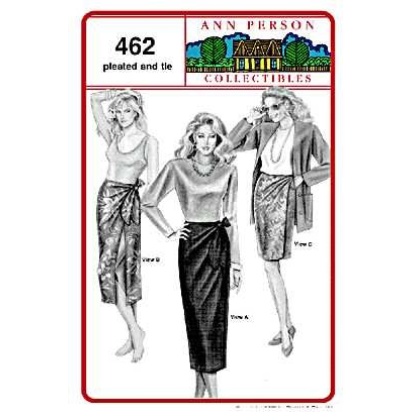 Pleated and Tie Wrap Skirts Sewing Pattern by Stretch and Sew