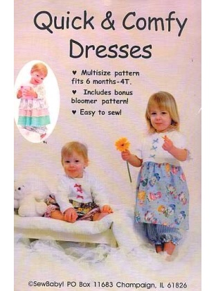 QUICK & COMFY DRESSES sewing pattern by SewBaby