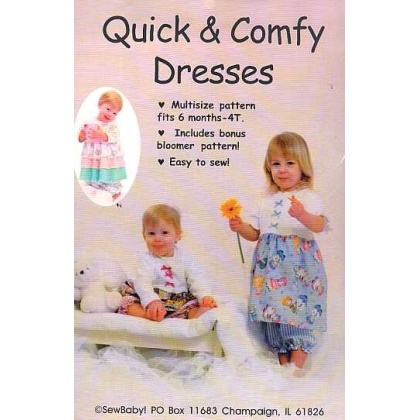 QUICK & COMFY DRESSES sewing pattern by SewBaby