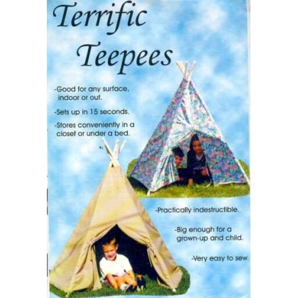 TERRIFIC TEEPEES sewing pattern by SewBaby