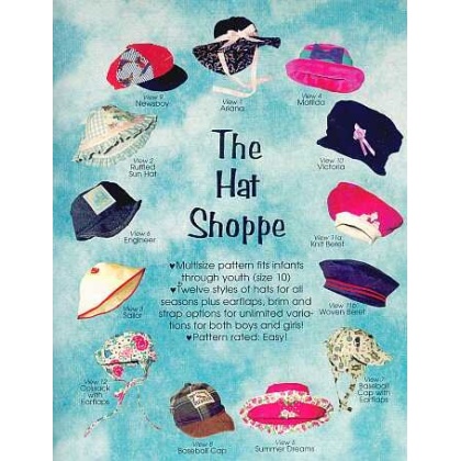 THE HAT SHOPPE sewing pattern by SewBaby