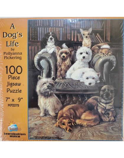 A Dogs Life Puzzle By Sunsout - 100 Pieces *Last One*