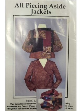 All Piecing Aside Jackets sewing pattern Size 8-20 1001