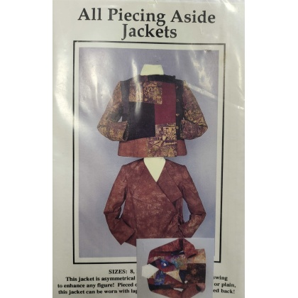 All Piecing Aside Jackets sewing pattern Size 8-20 1001