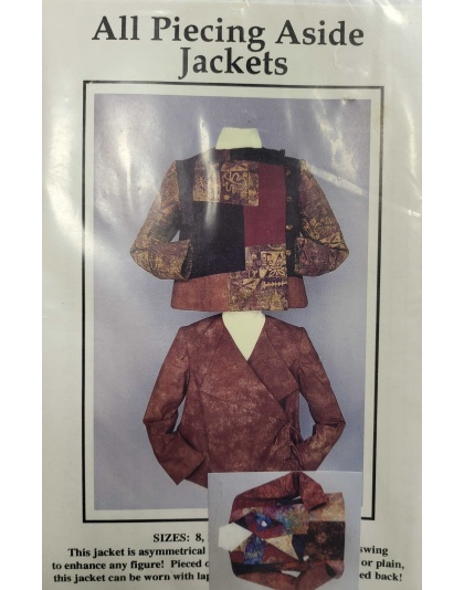 All Piecing Aside Jackets sewing pattern Size 8-20 1001