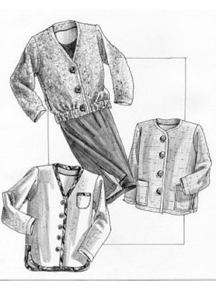 All Season Jacket and Soft Gathered Skirt sewing pattern #1265