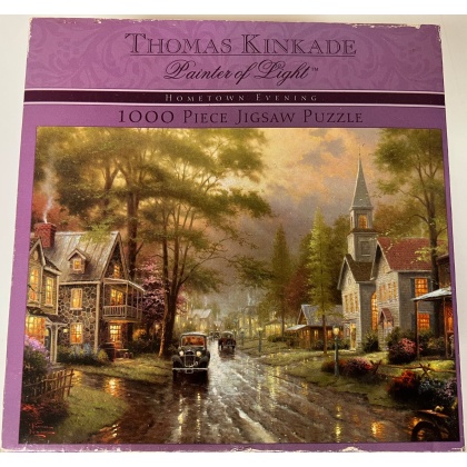 Hometown Evening 1000 piece Puzzle Ceaco Thomas Kinkade 3310-54