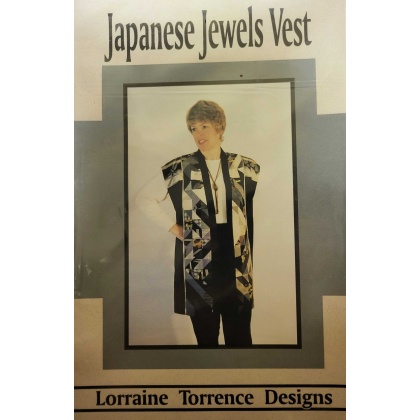 Japanese Jewels Vest sewing pattern by Lorraine Torrence 1902