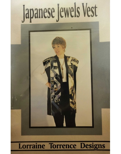 Japanese Jewels Vest sewing pattern by Lorraine Torrence 1902