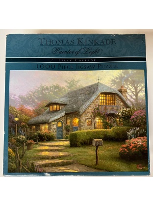 Lilac Cottage 1000 piece Jigsaw Puzzle by Ceaco and Thomas Kinkade