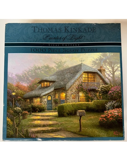 Lilac Cottage 1000 piece Jigsaw Puzzle by Ceaco and Thomas Kinkade