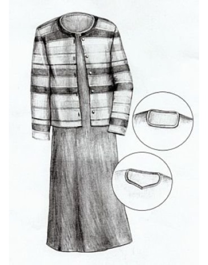 Silhouette Dress and Cardigan sewing pattern #1270