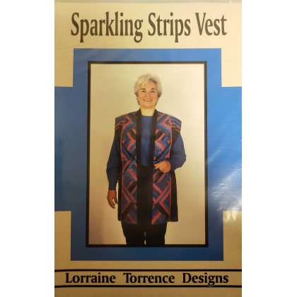 Sparkling Strips Vest sewing pattern by Lorraine Torrence 1903