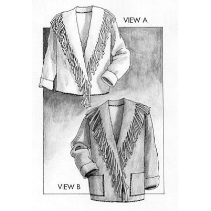 THE FRINGED JACKET sewing pattern #825