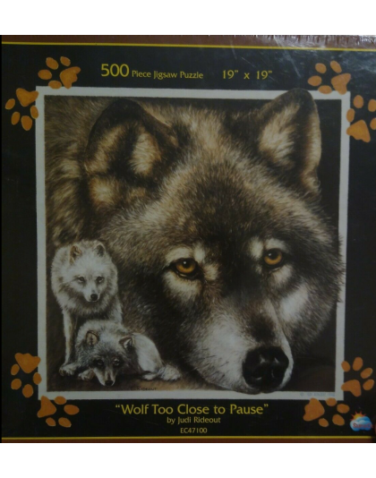 Wolf Too Close To Pause Puzzle By Sunsout - 100 Pieces *Last One*