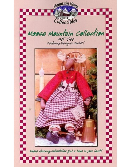 ZOE a perfect 20 inch cloth doll moose wearing her very own designers jacket
