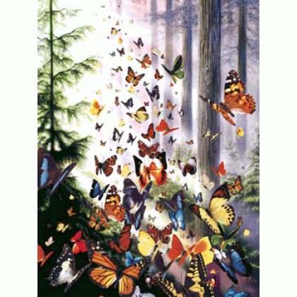 Butterfly Woods Jigsaw Puzzle By Sunsout - 1000 Pieces *Last One*