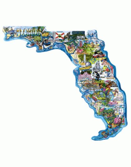 Destination Florida Florida Jigsaw Puzzle By Sunsout - 1000 Pieces *Last One*
