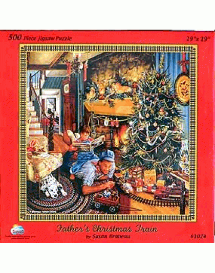 Fathers Christmas Train Jigsaw Puzzle By Sunsout - 500 Pieces *Last One*