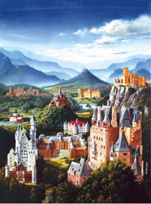 German Castles Puzzle By Sunsout - 1000 Pieces *Last One*