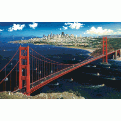 Golden Gate View Jigsaw Puzzle By Sunsout - 1000 Pieces *Last One*