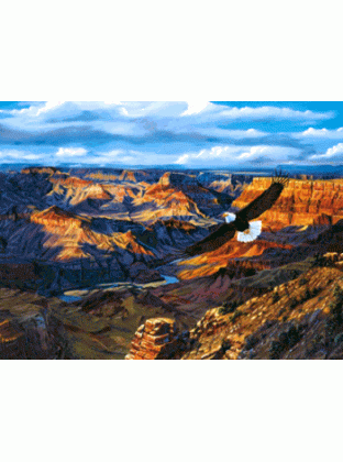Grand Canyon Freedom Jigsaw Puzzle By Sunsout - 500 Pieces *Last One*