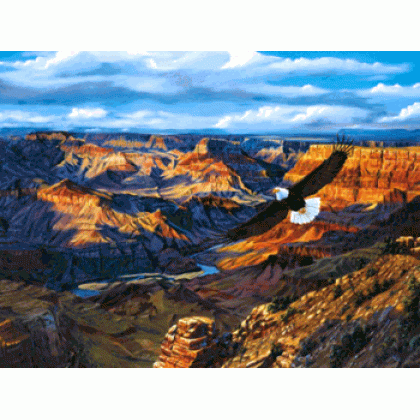 Grand Canyon Freedom Jigsaw Puzzle By Sunsout - 500 Pieces *Last One*