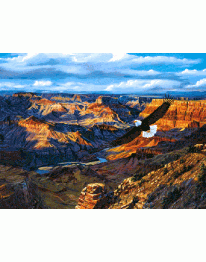 Grand Canyon Freedom Jigsaw Puzzle By Sunsout - 500 Pieces *Last One*