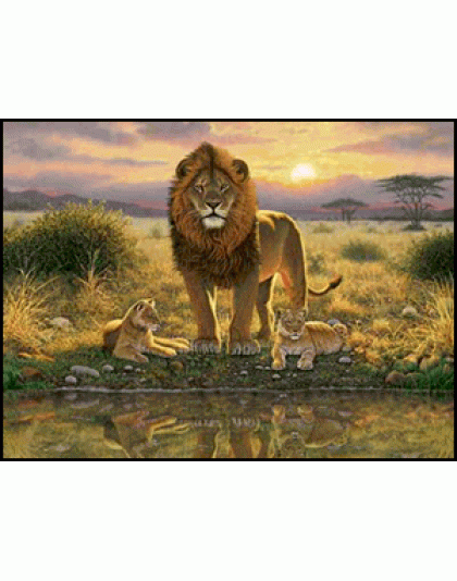 Lions Pride lion Jigsaw Puzzle by Sunsout 1000 piece *Last One*