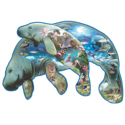 Manatees by Sunsout - 1000 piece jigsaw puzzle