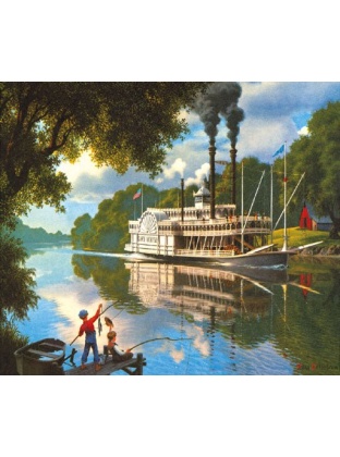 Old River Days Puzzle By Sunsout - 550 Pieces *Last One*