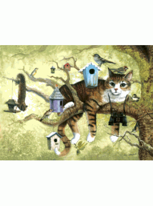 Oscar the Birdwatcher Jigsaw Puzzle By Sunsout - 500 Pieces *Last One*