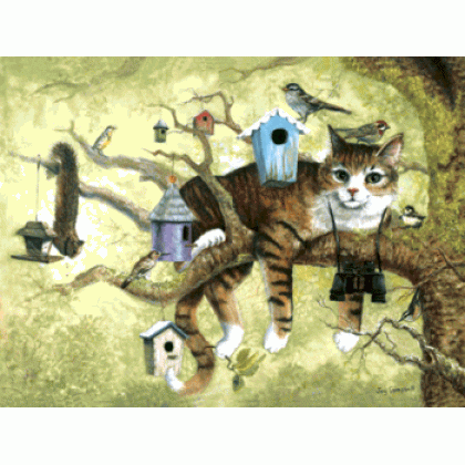Oscar the Birdwatcher Jigsaw Puzzle By Sunsout - 500 Pieces *Last One*