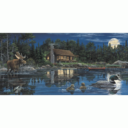 Reflections on Loon Landing Jigsaw Puzzle By Sunsout - 1000 Pieces *Last One*