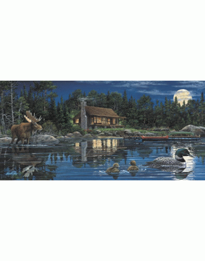 Reflections on Loon Landing Jigsaw Puzzle By Sunsout - 1000 Pieces *Last One*