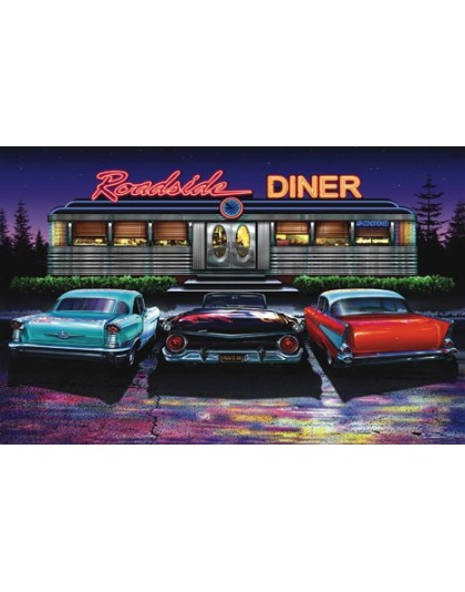 Roadside Diner Puzzle By Sunsout - 1000 Pieces *Last One*