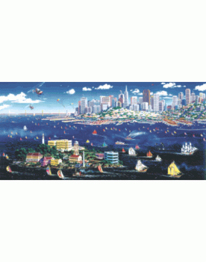 San Francisco Harborview Jigsaw Puzzle By Sunsout - 1000 Pieces *Last One*