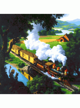 The Iron Horse Jigsaw Puzzle By Sunsout - 500 Pieces *Last One*