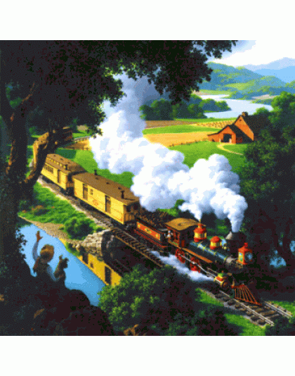 The Iron Horse Jigsaw Puzzle By Sunsout - 500 Pieces *Last One*