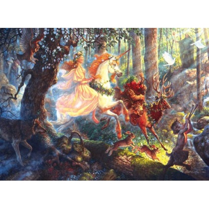The Maiden and the Unicorn Puzzle By Sunsout - 1500 Pieces