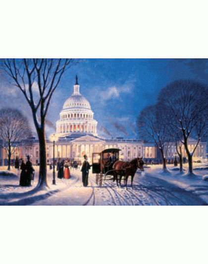 Winter Evening on the Hill Jigsaw Puzzle By Sunsout - 1000 Pieces *Last One*
