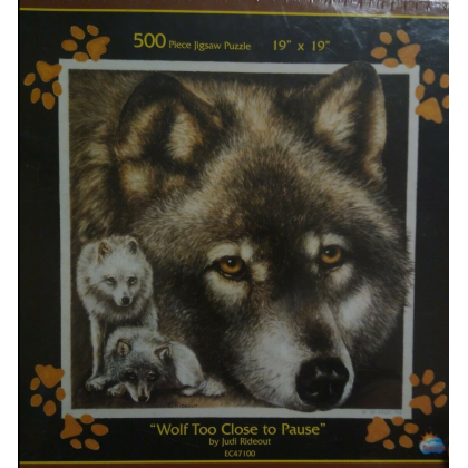 Wolf Too Close To Pause Puzzle By Sunsout - 100 Pieces *Last One*