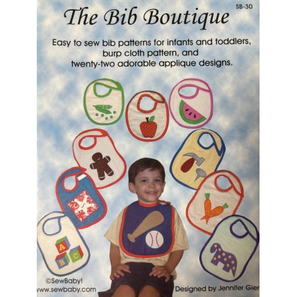 THE BIB BOUTIQUE sewing pattern by SewBaby