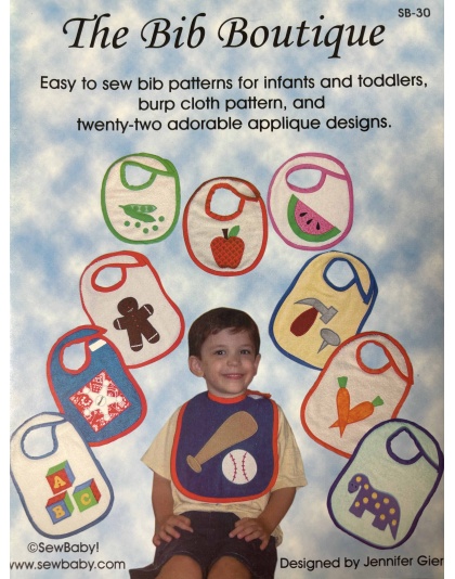 THE BIB BOUTIQUE sewing pattern by SewBaby